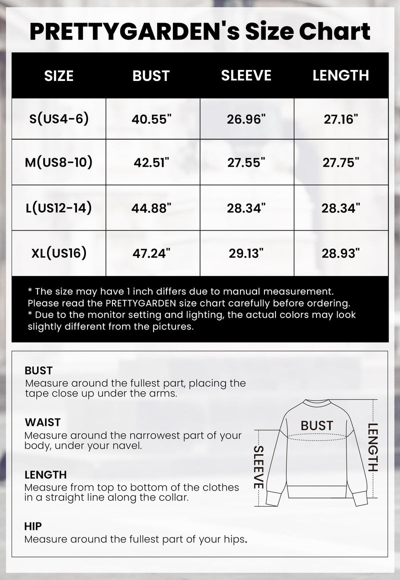 PRETTYGARDEN Women's Knit Fall Sweaters Long Sleeve Pullover Crewneck Split Hem Oversized Tunic Sweater Tops Winter Clothing