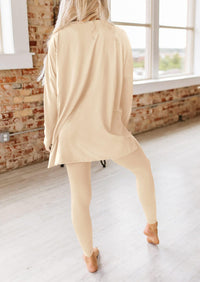 Casual Long Sleeve Tunic Tops Legging Pants Two Piece Sets