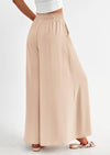 PRETTYGARDEN Women's Summer Wide Leg Palazzo Pants High Waisted Flowy Pockets Trendy Casual Lounge Boho Beach Trousers