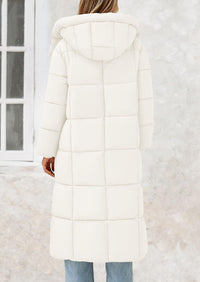 PRETTYGARDEN Women's Winter Long Puffer Coats Hooded Zip Up Casual Thickened Down Jackets Trendy Warm Clothes Outerwear