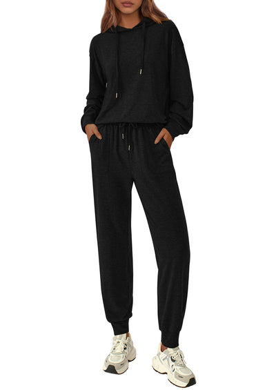 PRETTYGARDEN Women's Two Piece Outfits Sweatsuits Lounge Sets Hoodies Sweatshirt Joggers Sweatpants Fall Fashion Clothes