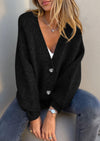 PRETTYGARDEN Cardigan Sweaters for Women Trendy Fall Long Sleeve Button Down Oversized Chunky Knit Sweater Outerwear