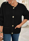 PRETTYGARDEN Cardigan Sweaters for Women Trendy Oversized Knit Chunky Button Cardigans Fall Winter Outfits with Pockets