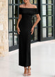 Off The Shoulder Elegant Bodycon Formal Cocktail Party Evening Maxi Dresses