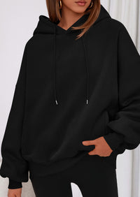 PRETTYGARDEN Womens Oversized Hoodies Sweatshirt Long Sleeve Loose Fit Going Out Tops Trendy Casual Fall Fashion Outfits