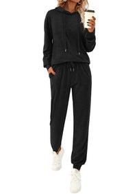 PRETTYGARDEN Women's Two Piece Outfits Sweatsuits Lounge Sets Hoodies Sweatshirt Joggers Sweatpants Fall Fashion Clothes