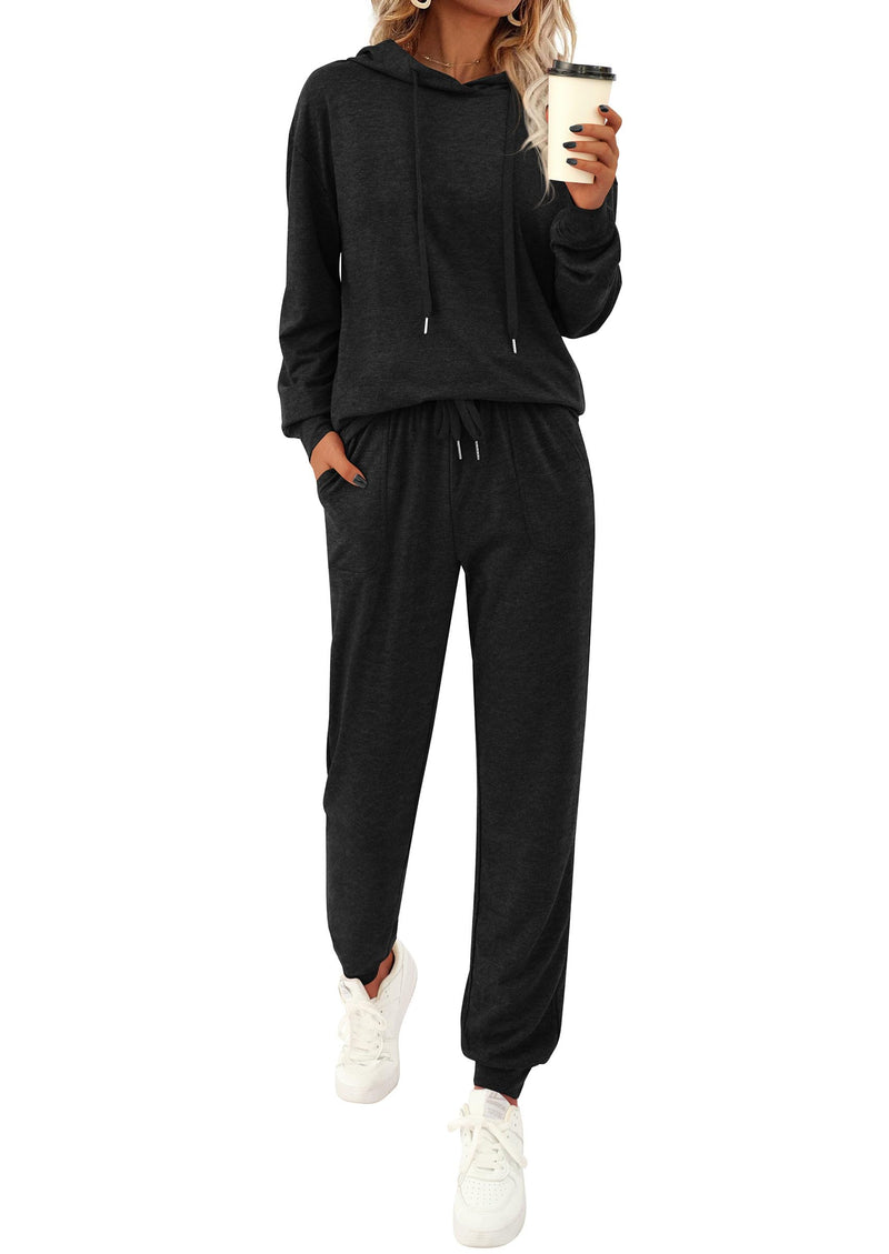 PRETTYGARDEN Women's Two Piece Outfits Sweatsuits Lounge Sets Hoodies Sweatshirt Joggers Sweatpants Fall Fashion Clothes