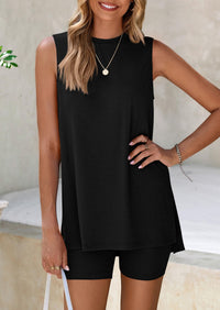 Lounge Shorts Loungewear Outfits 2 Piece Sets