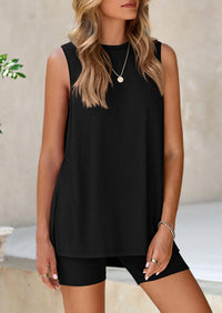 Lounge Shorts Loungewear Outfits 2 Piece Sets