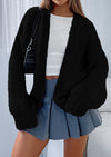 PRETTYGARDEN Cardigan Sweaters for Women Trendy Fall Fashion Long Sleeve Chunky Knit Cardigans Winter Clothing Outfits