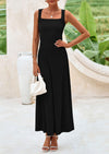 PRETTYGARDEN Skirt Sets Women 2 Piece Outfits Summer Casual Knit Tank Tops Flowy Midi Skirts Matching Vacation Clothes
