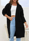 PRETTYGARDEN Fall Long Sleeve Cardigan Sweaters for Women Trendy Winter Open Front Loose Knitted Cardigans with Pockets