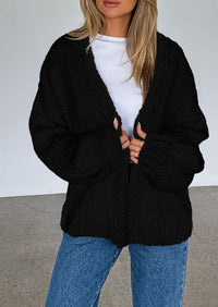 PRETTYGARDEN Cardigan Sweaters for Women Trendy Fall Fashion Long Sleeve Chunky Knit Cardigans Winter Clothing Outfits