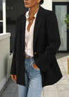 PRETTYGARDEN Women's Winter Corduroy Blazers Jackets Dressy Casual Ribbed Long Sleeve Lapel Fashion Work Business Outerwear