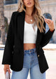 Business Casual Long Sleeve Notch Lapel Trendy Blazers