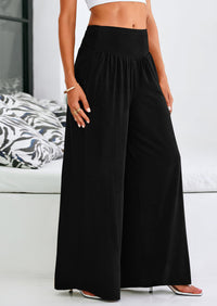 High-Waisted Flowy Palazzo Pant With Pockets