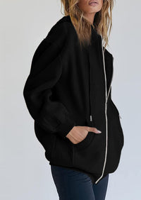 Long Sleeve Zip Up Y2K Hoodies With Pockets