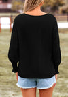 PRETTYGARDEN Women's Spring Fashion T Shirts Puff Long Sleeve Crewneck Casual Basic Tee Tops Blouses