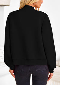 Casual Long Sleeve Button up Lightweight Varsity Bomber Jackets