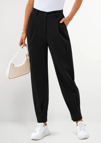 PRETTYGARDEN Womens Dress Pants Business Casual Trendy High Waisted Ankle Length Dressy Trousers Slacks Work Clothes
