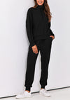 PRETTYGARDEN Women's Fall 2 Piece Lounge Sets Zip Up Sweatshirt Jogger Pants Sweat Track Suits Travel Outfit Winter Clothing