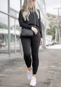 Black Two Pieces Oversized Fall Tracksuit