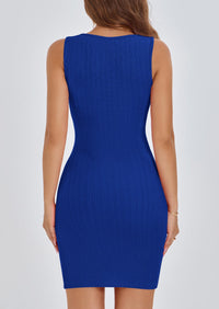 Sleeveless Bodycon Casual Mini Dress