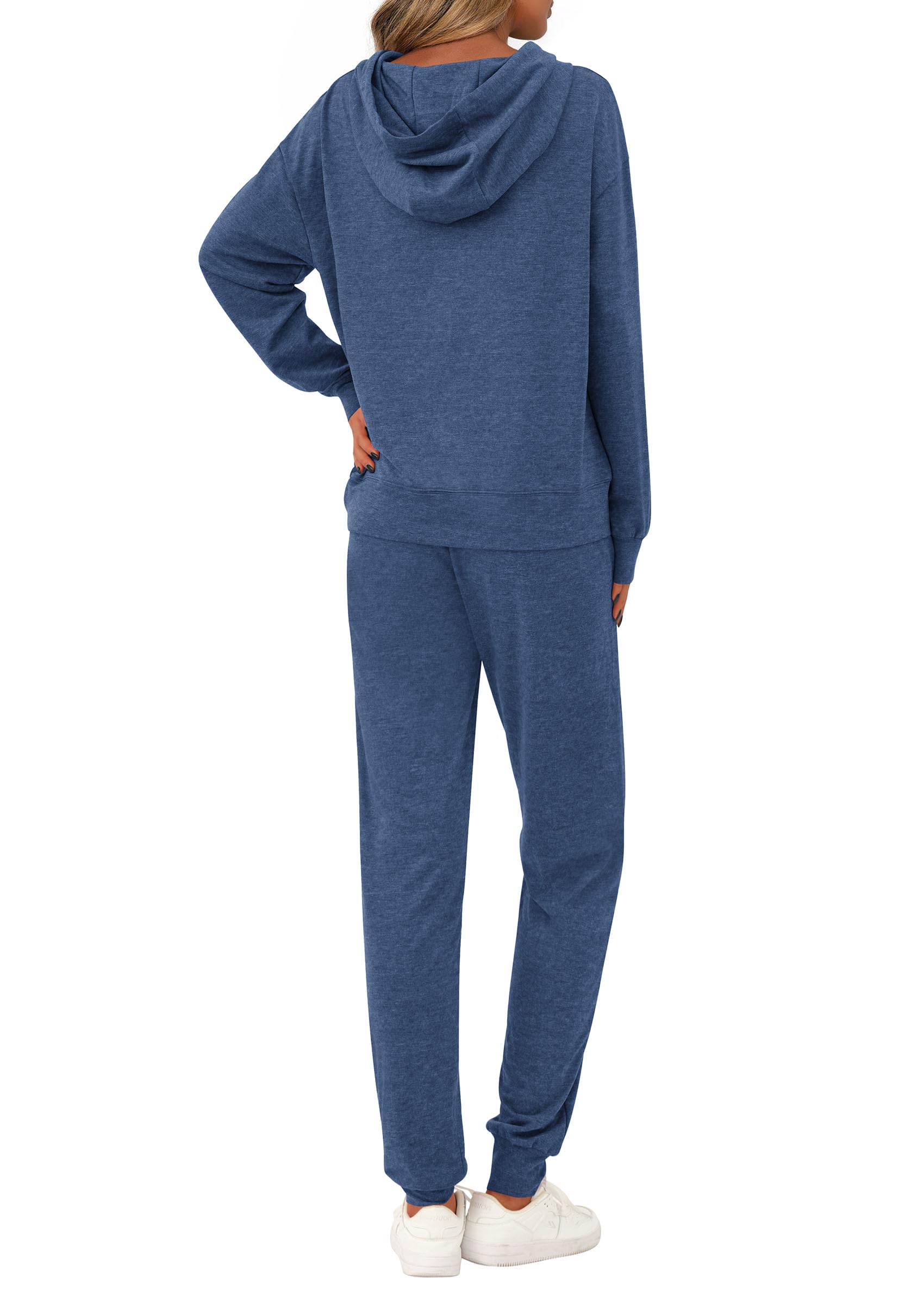 PRETTYGARDEN Women's Two Piece Outfits Sweatsuits Lounge Sets Hoodies Sweatshirt Joggers Sweatpants Fall Fashion Clothes