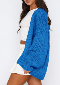 PRETTYGARDEN Cardigan Sweaters for Women Trendy Fall Fashion Long Sleeve Chunky Knit Cardigans Winter Clothing Outfits