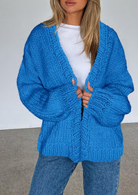 PRETTYGARDEN Cardigan Sweaters for Women Trendy Fall Fashion Long Sleeve Chunky Knit Cardigans Winter Clothing Outfits