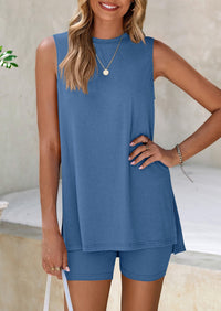 Lounge Shorts Loungewear Outfits 2 Piece Sets