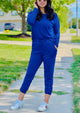 Black Two Pieces Oversized Fall Tracksuit