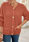 PRETTYGARDEN Cardigan Sweaters for Women Trendy Oversized Knit Chunky Button Cardigans Fall Winter Outfits with Pockets