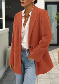 PRETTYGARDEN Women's Winter Corduroy Blazers Jackets Dressy Casual Ribbed Long Sleeve Lapel Fashion Work Business Outerwear