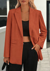 PRETTYGARDEN Women's Winter Corduroy Blazers Jackets Dressy Casual Ribbed Long Sleeve Lapel Fashion Work Business Outerwear