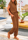 PRETTYGARDEN Womens Two Piece Outfits Sweater Sets Knit Pullover Tops And High Waisted Pants Matching Tracksuit Sweatsuit Set