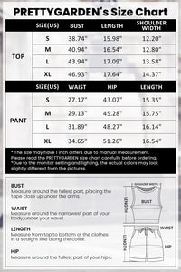 Beach Vacation Cropped Tank Top High Waist Shorts Two Piece Set