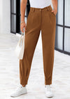 PRETTYGARDEN Womens Dress Pants Business Casual Trendy High Waisted Ankle Length Dressy Trousers Slacks Work Clothes