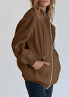 PRETTYGARDEN Women's Zip Up Y2K Hoodies Casual Long Sleeve Sweatshirts Fall Spring Track Jackets with Pockets