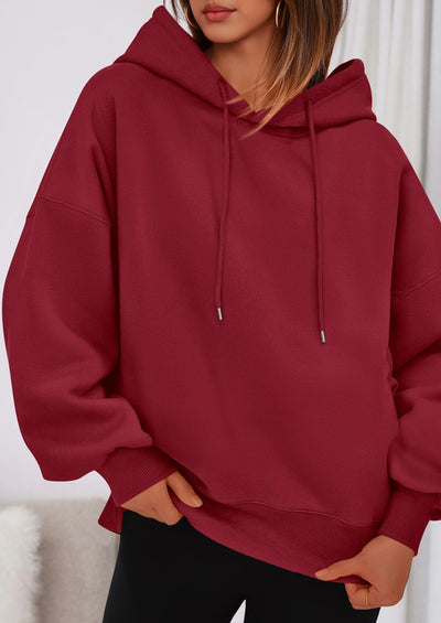 PRETTYGARDEN Womens Oversized Hoodies Sweatshirt Long Sleeve Loose Fit Going Out Tops Trendy Casual Fall Fashion Outfits