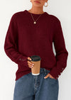 PRETTYGARDEN Womens Sweaters Fall Fashion Casual Crewneck Pullover Button Long Sleeve Cute Knit Tops Winter Clothes