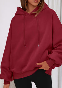 PRETTYGARDEN Womens Oversized Hoodies Sweatshirt Long Sleeve Loose Fit Going Out Tops Trendy Casual Fall Fashion Outfits