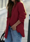PRETTYGARDEN Fall Blazers for Women Business Casual Long Sleeve Lapel Pockets Dressy Suit Jackets Work Office Clothes