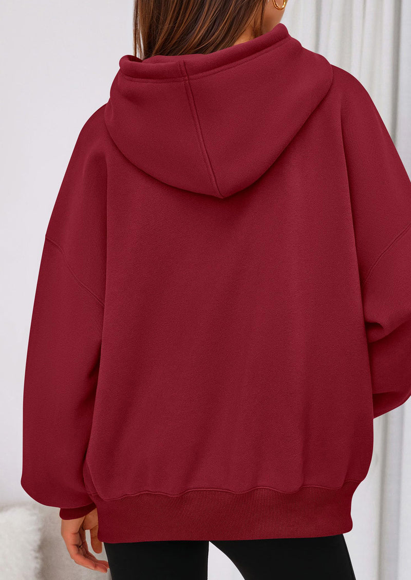 PRETTYGARDEN Womens Oversized Hoodies Sweatshirt Long Sleeve Loose Fit Going Out Tops Trendy Casual Fall Fashion Outfits