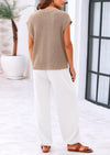 PRETTYGARDEN Womens Two Piece Outfits Sweater Sets Knit Pullover Tops And High Waisted Pants Matching Tracksuit Sweatsuit Set
