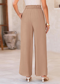 Wide Leg High Waisted Loose Pants