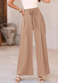 Wide Leg High Waisted Loose Pants