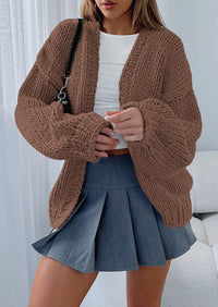 PRETTYGARDEN Cardigan Sweaters for Women Trendy Fall Fashion Long Sleeve Chunky Knit Cardigans Winter Clothing Outfits