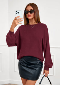PRETTYGARDEN Women's Fall Oversized Sweaters Dressy Casual Long Sleeve Chunky Knit Winter Pullover Tops Holiday Outfits PRETTYGARDEN