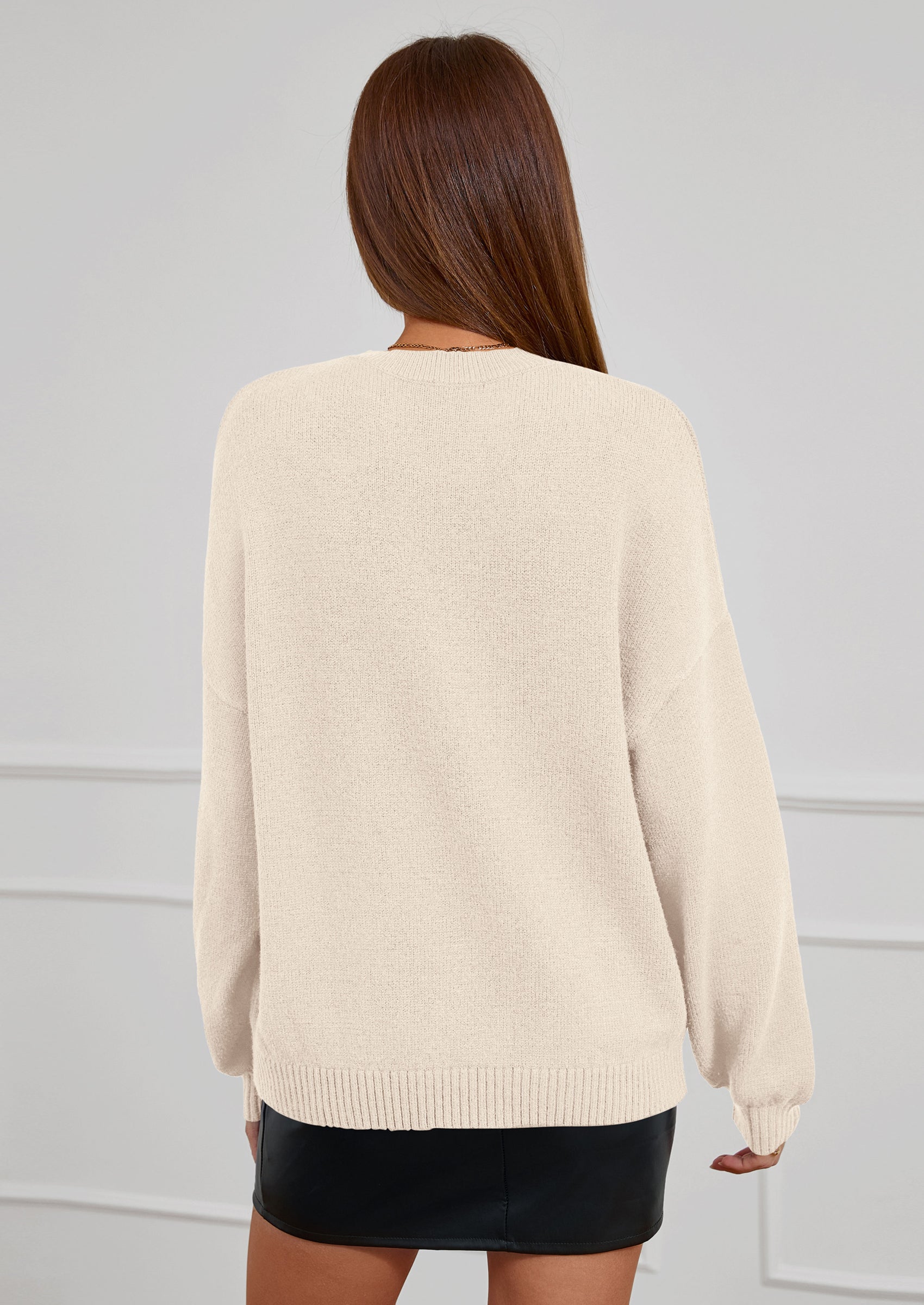 PRETTYGARDEN Women's Fall Oversized Sweaters Dressy Casual Long Sleeve Chunky Knit Winter Pullover Tops Holiday Outfits PRETTYGARDEN